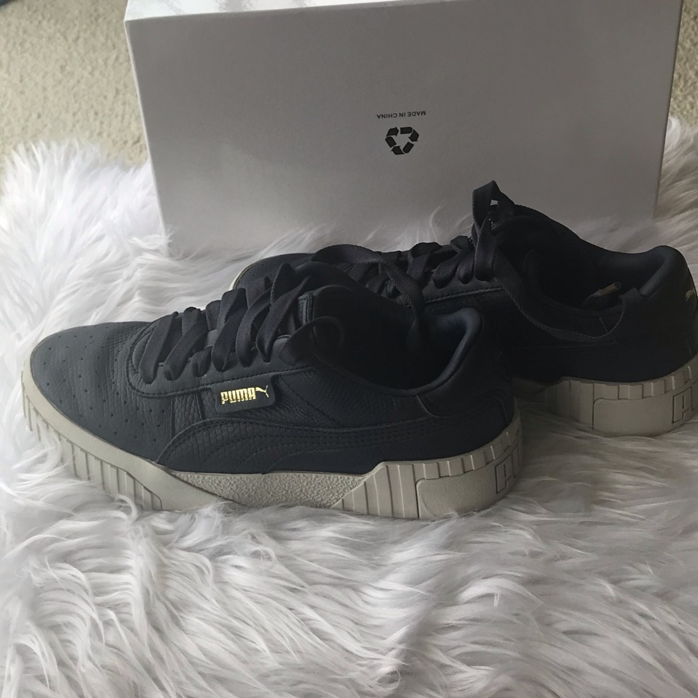 Puma Cali Emboss Leather Sneakers - Picture 8 of 8
